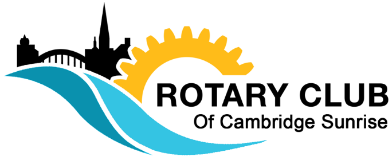 Rotary Club of Cambridge Sunrise logo